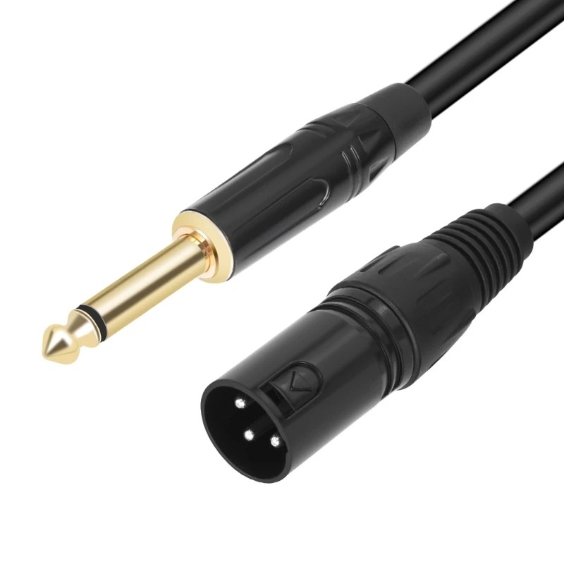   弱  1/4 ġ 6.35mm-XLR  ̺ 뷱 XLR ͼ Ŀ  ̺ ũ